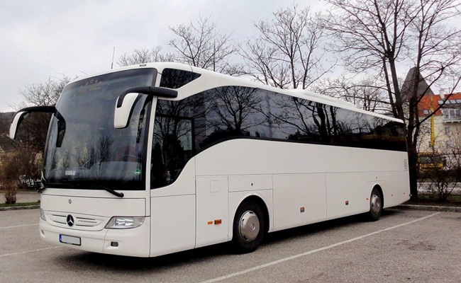 Book Mercedes Benz 49-Seater Bus with Washroom